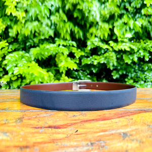 Dernière ceinture en cuir de mode faite à la main avec Safiano Design longueur personnalisée boucle en laiton réversible en cuir véritable - Product Image 4