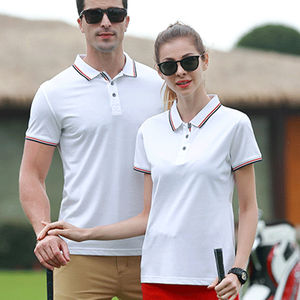 Polo de Golf profesional de alta calidad para hombre, Camiseta 100% de algodón con logotipo bordado personalizado, camiseta de trabajo Polo - Product Image 6