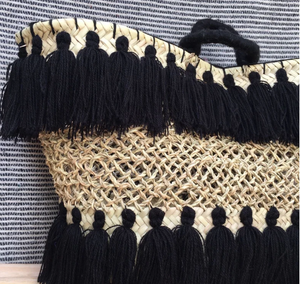 Artisanat marocain personnalisé de haute qualité fait à la main, panier de marché, sac de paille marocain - Product Image 4