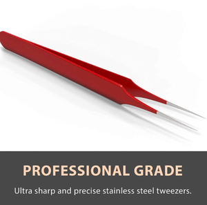 ชุดแหนบต่อขนตาชุดคีบปลายไฟเบอร์สำหรับต่อขนตาสีโรสโกลด์ไทเทเนียมผลิตในปากีสถาน - Product Image 3