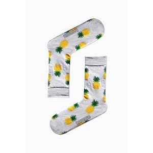 Colorful Silk <b>Socks</b> with Japanese Style <b>White</b> Pineapple Print Breathable and Lightweight One Size Fits Daily Use - Product Image 1