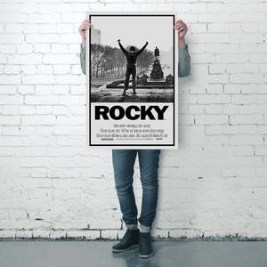 Affiche principale Rocky avec cadre noir pour utilisation murale - Product Image 2