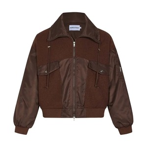 MADE EXTREME Chaqueta de bombardero de Bolsillo grande Patchwork Abrigo Hombres Invierno Grueso - Product Image 2