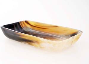 Cuenco de cuerno desechable de gran calidad, vajilla de sopa, diseño tradicional moderno, accesorio de fiesta sostenible, Color Natural pulido - Product Image 4