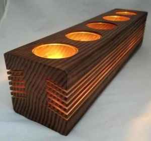 Offre en vrac à forte demande de bougeoirs en bois par les fabricants indiens - Product Image 2