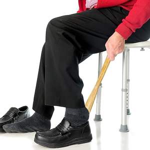 Corne à chaussures en bois faite à la main de qualité supérieure assistant d'usure de chaussures antidérapant pour chaussures formelles et décontractées - Product Image 3