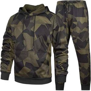 100% coton vêtements de sport entraînement et Jogging vêtements thermique 2 pièces pantalons de survêtement survêtement ensembles hiver polaire vêtements homme costumes 2024 - Product Image 4