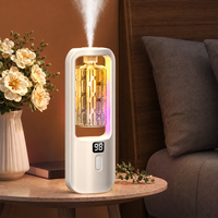 Diffuseur d'huiles essentielles rechargeable, 5 modes de diffusion, silencieux, portable, pour chambre à coucher, diffuseur d'arômes MINI 50ML