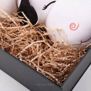 Caja de regalo de 9x6,5x3,8 pulgadas, caja de padrino, CAJA PLEGABLE rectangular con tapa magnética para embalaje de regalo (negro mate, grano - Product Image 2