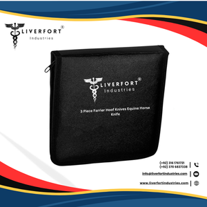 Ensemble équestre de qualité supérieure 6 pièces équin vétérinaire cheval maréchal-ferrant sabot couteaux allemand en acier inoxydable pour sabot couteau tondeuse - Product Image 6