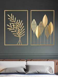 Hot Seller Décoration murale moderne en métal Pièces de décoration de la maison Arts muraux en métal de haute qualité de luxe du fournisseur indien - Product Image 5