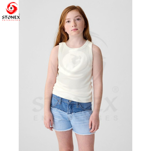 Chaleco transpirable de secado rápido, faldas, ropa para niños, camisetas sin mangas con espalda cruzada, ropa deportiva para niños de 4 a 12 años - Product Image 1