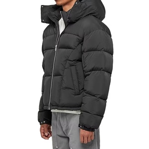 Chaqueta de Plumón para Hombre, Diseño OEM Personalizado, de Alta Calidad, con Capucha, Transpirable, Cálida para Otoño, Rellena de Poliéster, Holgada, para Exteriores - Product Image 5