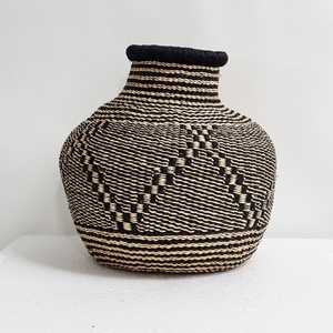 Vase en jonc de mer tissé à la main, design miniature coloré, décoration de table, prix bas, vases en gros - Product Image 6