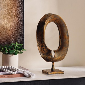 Sculpture en métal de qualité supérieure Design innovant Accent décoratif captivant pour les intérieurs modernes de luxe - Product Image 5