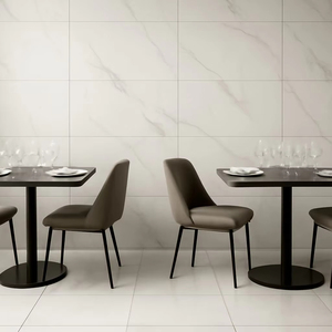 Statuario Marble 600X1200 MM Azulejos de porcelana Acabado brillante de lujo Fácil mantenimiento Aspecto espacioso brillante - Product Image 1