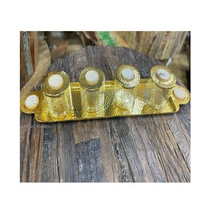 Ensemble de deux boîtes de service en acier, couleur argent, taille et forme personnalisées, bol à fruits secs de qualité supérieure - Product Image 4