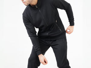 Sweat à capuche surdimensionné avec fermeture éclair pour hommes, pulls à capuche avec logo imprimé personnalisé, ensembles de survêtements d'automne de haute qualité - Product Image 3