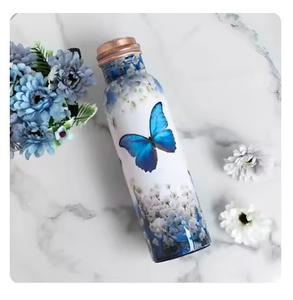 Exportation de verres en cuivre pur de haute qualité Options de couleur personnalisées Bouteilles d'eau Bouteilles d'emballage de qualité supérieure pour adultes et enfants - Product Image 5