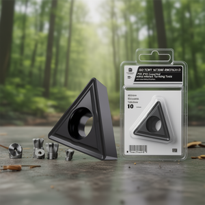 Plaquettes de tournage indexables ISO TCMT 16T308E-RM3T6310 D. 4.4mm revêtues PVD, lot de 10 pour outils de tournage des métaux - Product Image 3