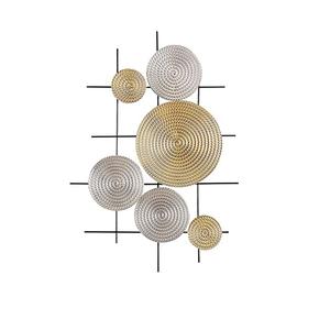 Vente en gros de cercles flottants personnalisés en forme de mur Art maison décoration Sculpture Center Hall Art pour la maison bureau salon Hall - Product Image 1