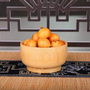 ชามไม้ไผ่ปั่น100% ธรรมชาติเป็นมิตรกับสิ่งแวดล้อมรูปทรงกลมดีไซน์สำหรับอาหารขายส่งราคาถูกจากเวียดนาม - Product Image 6