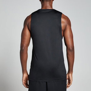 Vente en gros Débardeur sans manches pour hommes Vêtements de fitness tricotés respirants et décontractés Logo personnalisé sur polyester fin pour la musculation - Product Image 3