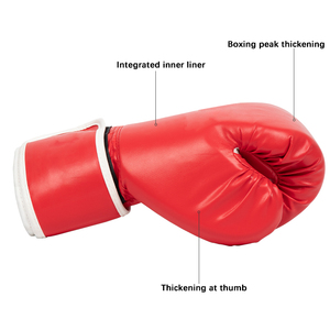 Guantes de boxeo de lucha Adultos Entrenamiento Fitness Fight Guantes de boxeo para hombres Pu Guantes DE BOXEO - Product Image 4