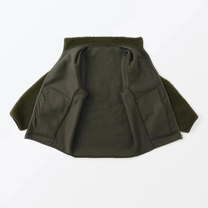 Vestes d'hiver décontractées en toile et polaire sherpa pour hommes, respirantes, col montant, fermeture éclair, meilleur prix - Product Image 3