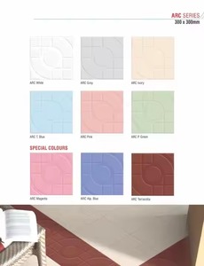 Inkjet Printed Ceramic Glossy Rectified Rustic Glazed Floor Tiles 12x12 to 400x400 300x300mm 16x16 30x30 40x40 Sizes - Product Image 5