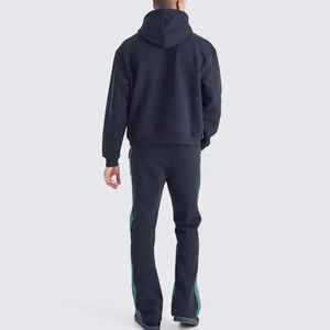 Conjuntos de chándal OEM de alta calidad, 2 piezas, holgados, en blanco, de peso pesado, 500 GSM, chándales Boxy Fit, chándal personalizado de gran tamaño para hombre - Product Image 4