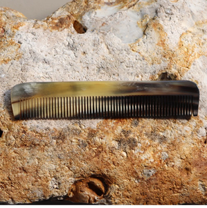 หวีซี่ห่างสำหรับหวีผมหนาด้านยาวหวีฮอร์นธรรมชาติ - Product Image 5