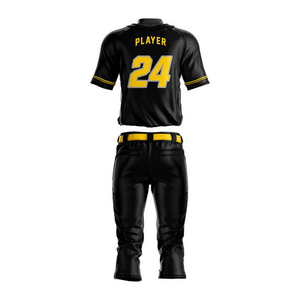Nouvel arrivage d'uniformes de baseball Derniers vêtements de sport Uniformes de baseball personnalisés Ensemble maillot et pantalon de baseball personnalisés par sublimation - Product Image 2