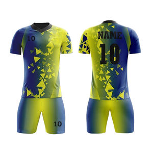 Maillot de sport en polyester respirant à sublimation dernier modèle personnalisé, kit de football, ensemble de maillot de football 100% polyester personnalisé - Product Image 1
