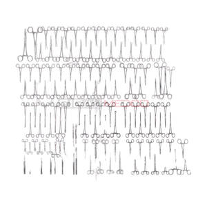 Juego de laparotomía básica para resección intestinal Abdominoperineal de 145 Uds., instrumentos quirúrgicos manuales de acero inoxidable alemán de alta calidad - Product Image 6
