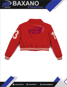 Chaqueta Universitaria para Mujer de la Hermandad Delta Sigma Theta, Chaqueta Corta de Invierno, de Lana Transpirable, Resistente al Viento, de Poliéster/Algodón, Rojo Clásico Bordado - Product Image 6