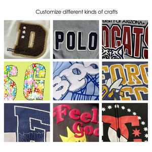 Sweat à capuche court de couleur unie pour femmes lourdes 65% coton 35% Polyester pull à capuche personnalisé sweats à capuche brodés - Product Image 4