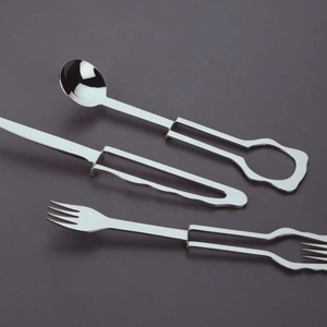 Modern look Stainless steel flatware set with unique marble handle high quality luxury cutlery set for restaurant wedding - Product Image 2