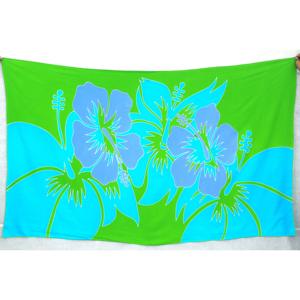 Sarongs hawaïens peints à la main en rayonne de qualité supérieure, paréo, vente en gros personnalisée, vêtements de plage, couverture, îles du Pacifique, HPBU044-02-200 - Product Image 1