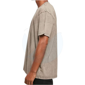 Customized <b>Men's</b> T-<b>Shirts</b> Durable 100% Cotton <b>Fleece</b> Fabric Quick Dry Eco-Friendly Loose Fit Street Wear Online Sale - Product Image 2