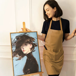 Tablier de cuisine unisexe sans manches en polyester non tissé BEAM 100 %, respirant, écologique, simple, pour usage quotidien - Product Image 6