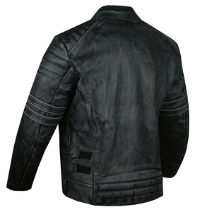 Chaqueta de cuero de cuello alto para adultos a la venta invierno otoño temporada fría superventas hecho en Pakistán chaquetas de cuero para hombres - Product Image 4