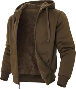 Sweat à capuche uni 100% coton délavé à l'acide - Product Image 2