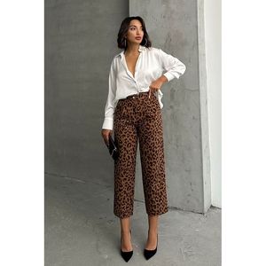 Pantalones Estampados al por Mayor - Color Café Camel - Product Image 1