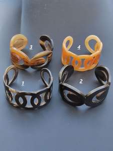 Brazalete Unisex de Cuerno de Búfalo 100% Natural, Ecológico, de Primera Calidad, Nuevo Diseño, Pulido con Agua Caliente, Estilo Animal, ARTESANÍA - Product Image 5