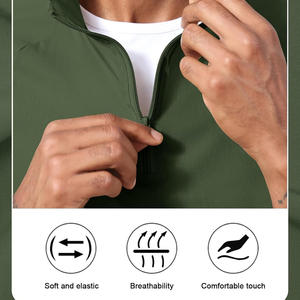 OEM <b>Lightweight</b> <b>Waterproof</b> Breathable <b>Golf</b> Windbreaker <b>Jacket</b> for Men Custom with Logo Printing and Private Label - Product Image 3