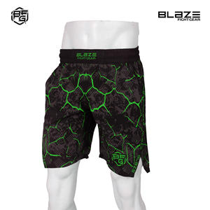 Pantalones cortos de MMA para hombre Nogi Bjj, pantalones cortos de entrenamiento de gimnasio y tela informal, pantalones cortos ligeros para hombre con cintura elástica - Product Image 4