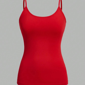 <b>Black</b> <b>Tops</b> Summer Sleeveless Women Tank <b>Top</b> With Lace <b>Top</b> <b>Red</b> Inside Wear Lace Camisoles Loose Underwear Womens Clothing Vest - Product Image 1