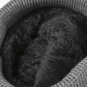 Exclusive Jacquard Knit Skull Beanie Warm Acrylic <b>Wool</b> Cap Outdoor Plaid Dobby Style Winter Custom Logo <b>Hats</b> For <b>Men</b> Women - Product Image 4