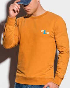 Mejor calidad nuevo estilo de ropa de calle Color sólido hombres pulóver sudadera invierno cálido manga larga hombres sudadera - Product Image 5